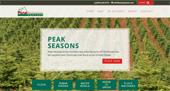 Desktop Screenshot of peakseasons.com