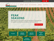 Tablet Screenshot of peakseasons.com